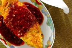 中華風あんかけオムレツ